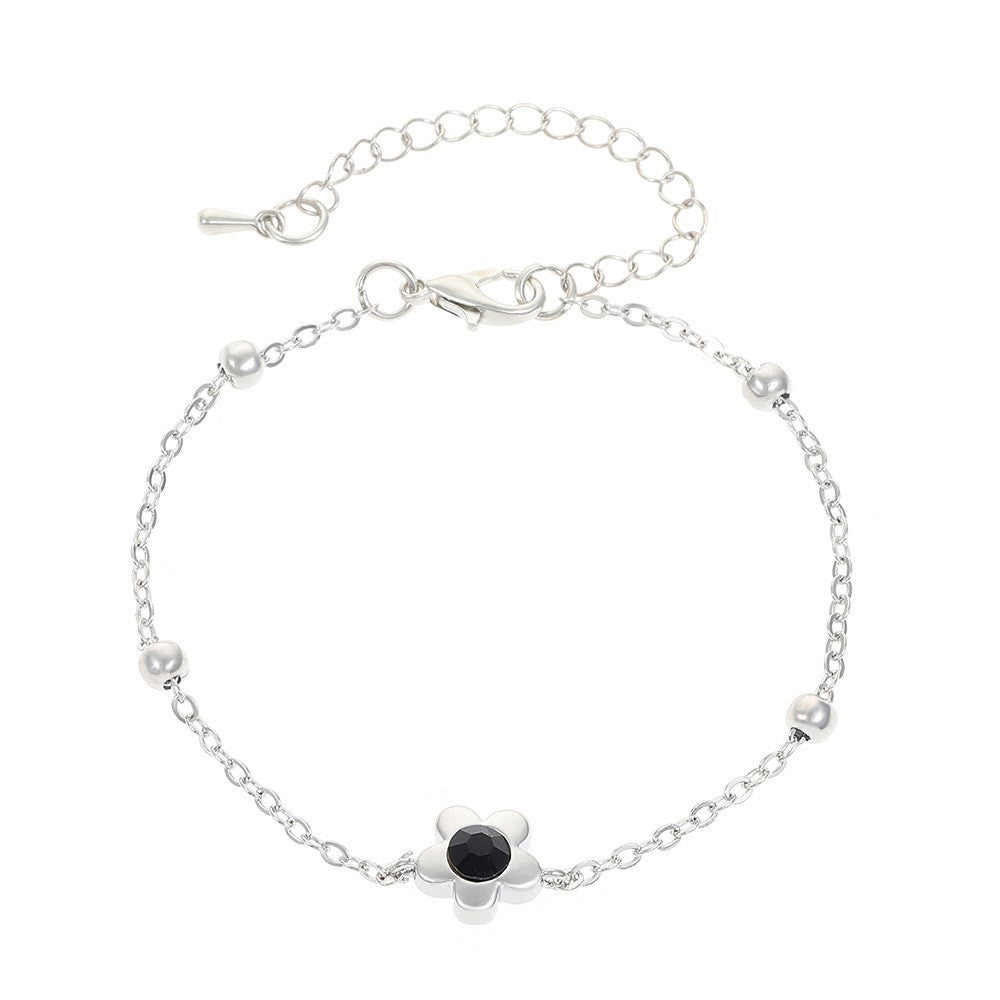 Pulsera De Aleación De Mariposa De Flor De Circón al por mayor